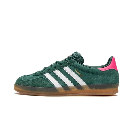 ADIDAS GAZELLE INDOOR
COLLEGIATE GREEN LUCID PINK