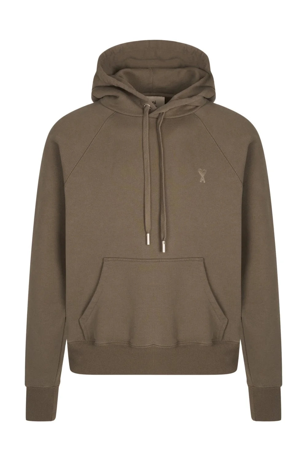 AMI Paris Logo Detailed Drawstring Hoodie