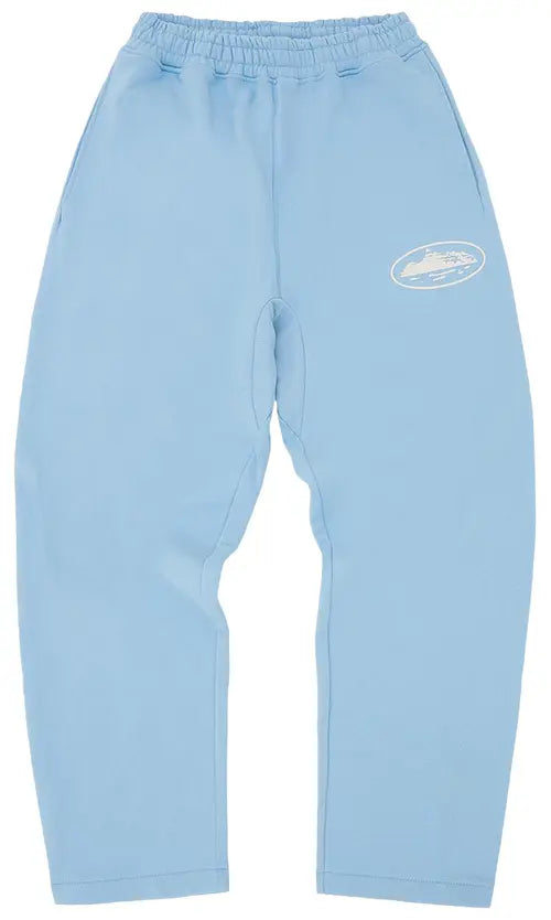 Corteiz Island Puff Print Open Hem Sweatpant