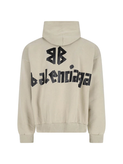 Balenciaga Logo Printed Hoodie