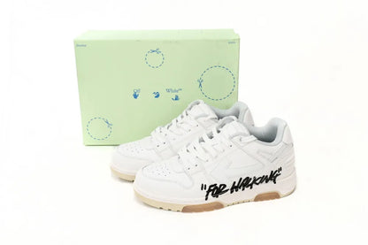 OFF-WHITE OOO LOW TOPS
FOR WALKING WHITE BLACK
