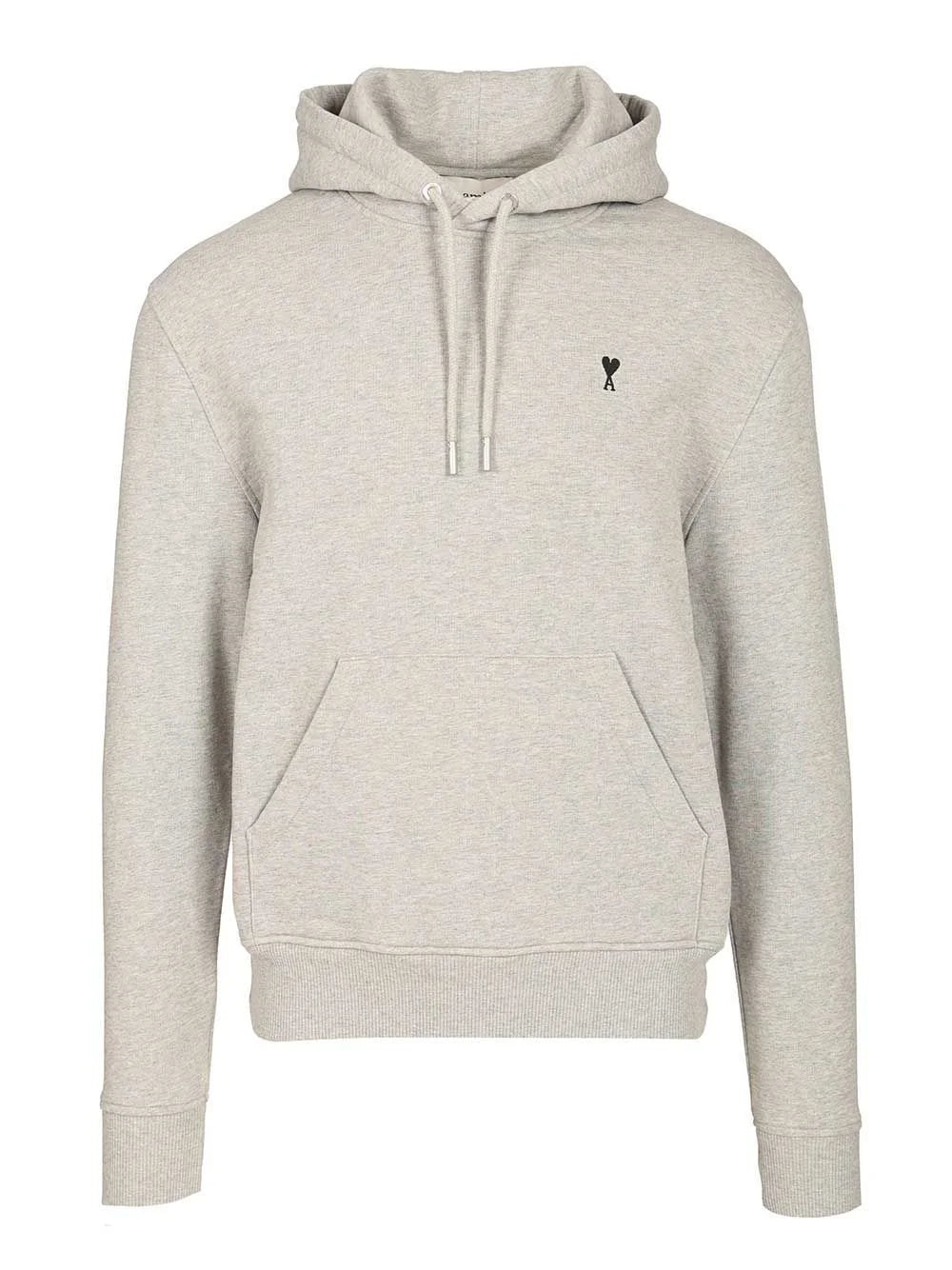 AMI Paris Logo Detailed Drawstring Hoodie