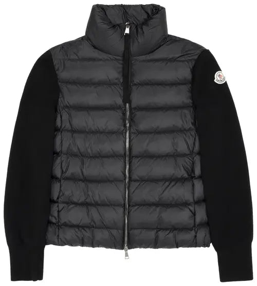 Moncler Zip Up Puffer Cardigan