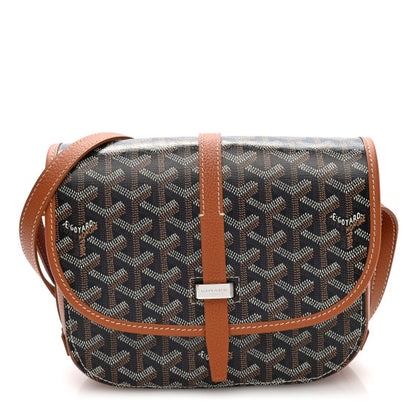 GOYARD 
Goyardine Belvedere II PM Messenger Bag Black Gold