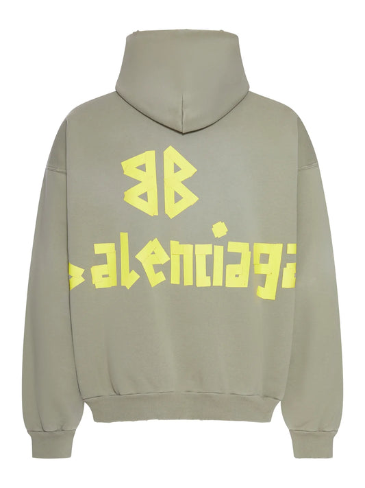 Balenciaga Logo Printed Hoodie
