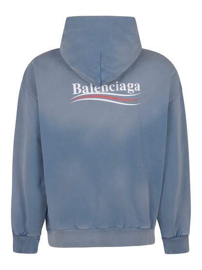 Balenciaga Logo Printed Hoodie
