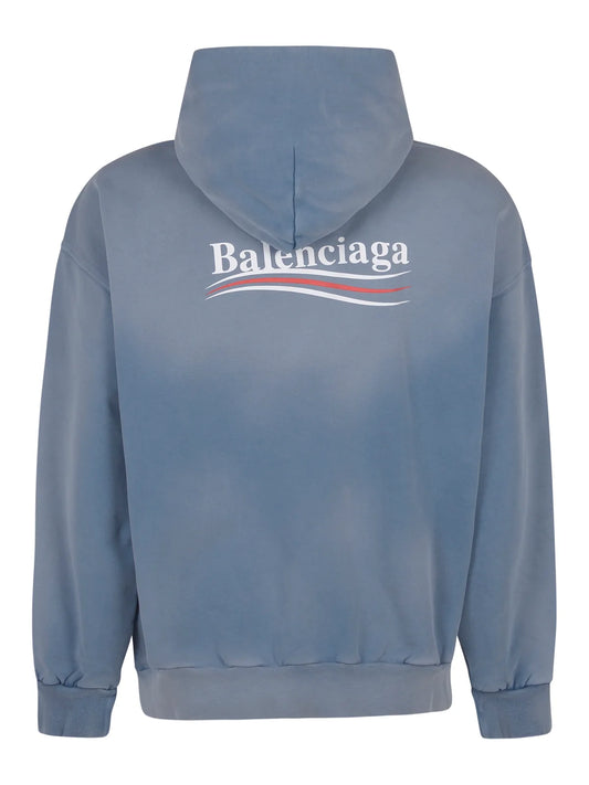 Balenciaga Logo Printed Hoodie