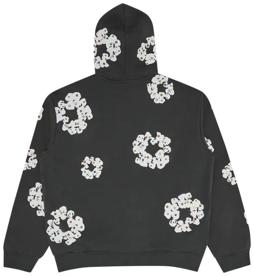 Denim Tears Rhinestone Wreath Zip Hoodie