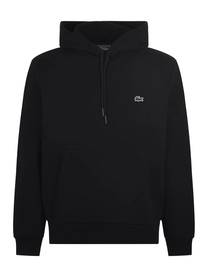 Lacoste Logo Embroidered Drawstring Hoodie