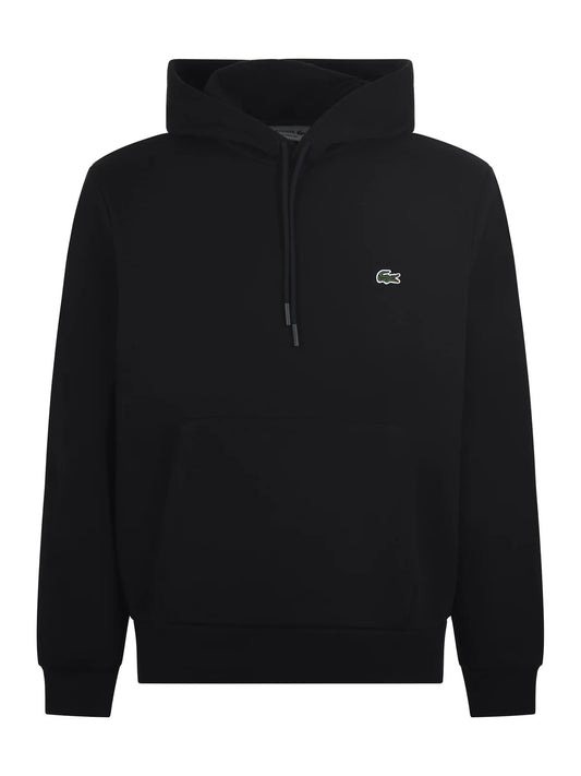 Lacoste Logo Embroidered Drawstring Hoodie