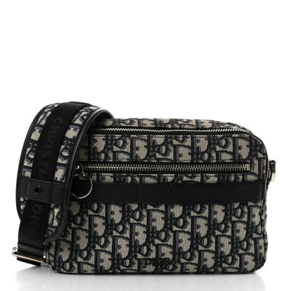 CHRISTIAN DIOR 
HOMME Oblique Safari Messenger Blue