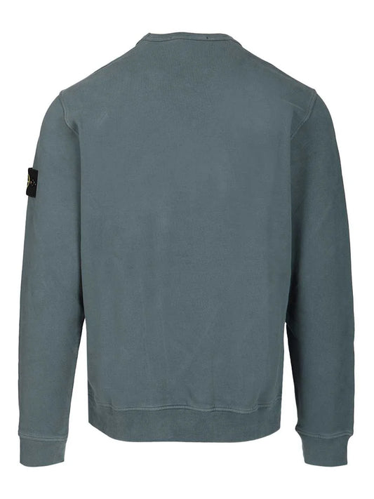 Stone Island Logo Patch Crewneck Sweatshirt