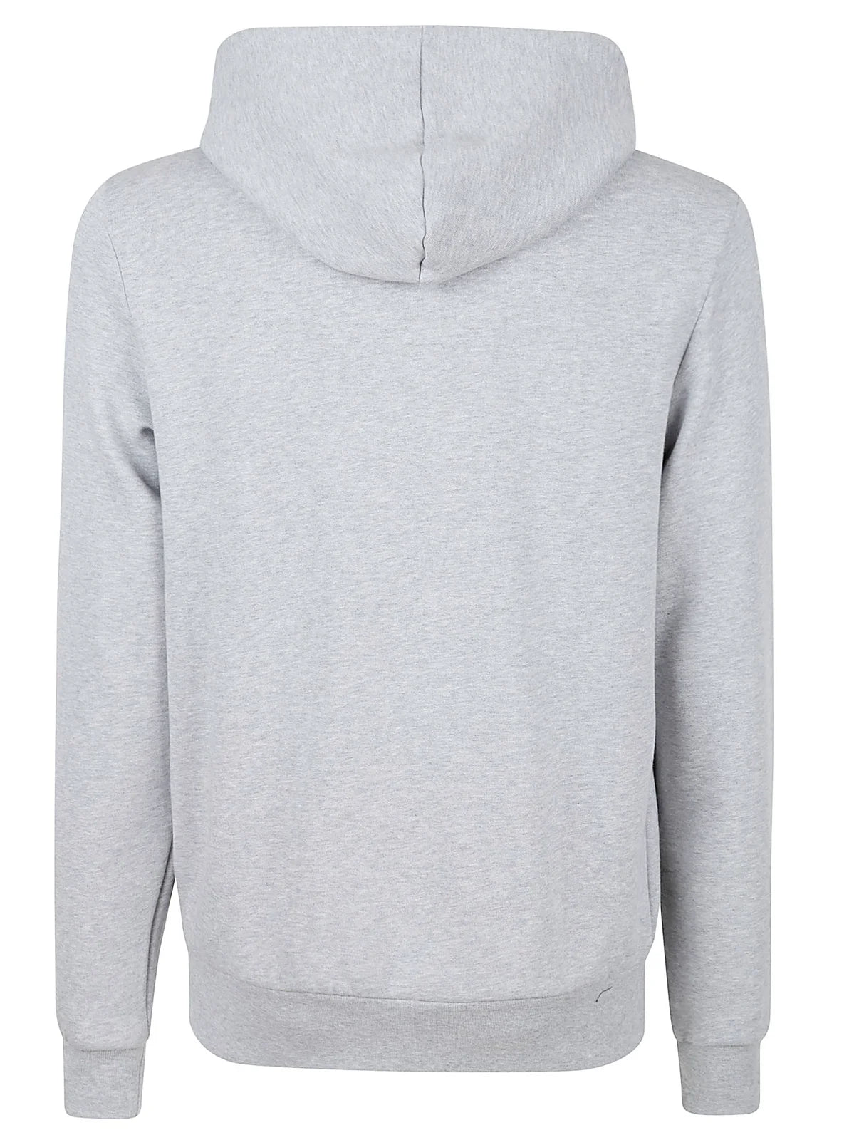 Lacoste Logo Embroidered Zip-up Drawstring Hoodie