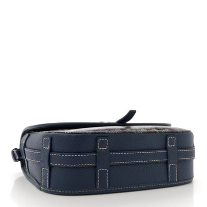 GOYARD 
Goyardine Belvedere II PM Messenger Bag Navy