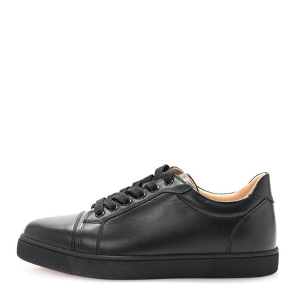 CHRISTIAN LOUBOUTIN 
Suede Louis m Flat Sneakers Black