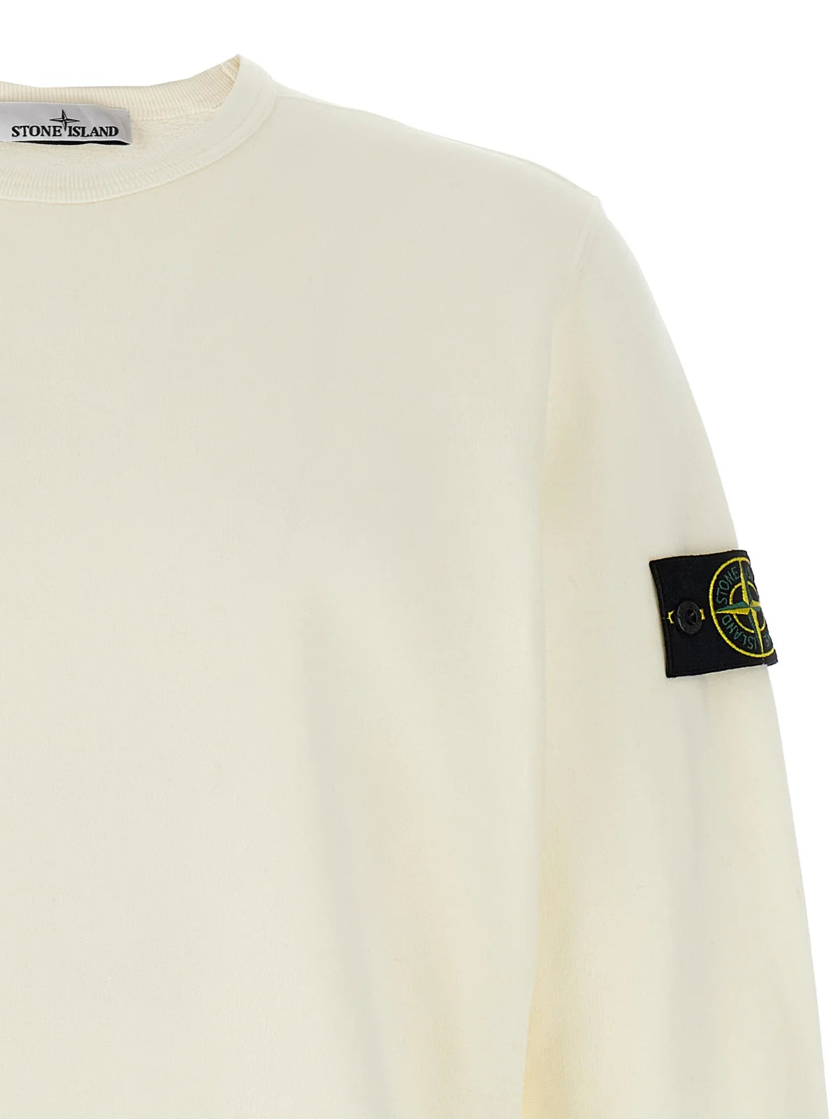 Stone Island Logo Patch Crewneck Sweatshirt