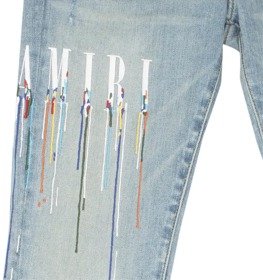 Amiri Colorful Applique Jean