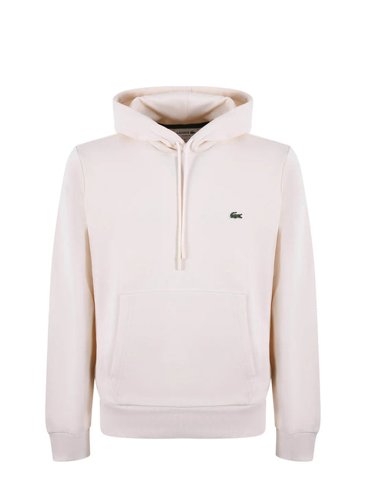 Lacoste Logo Embroidered Drawstring Hoodie