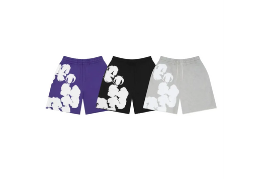Denim Tears Big Cotton Wreath Sweat Shorts