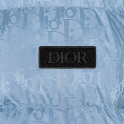 Dior Oblique Down Jacket 'Blue Technical Jacquard'