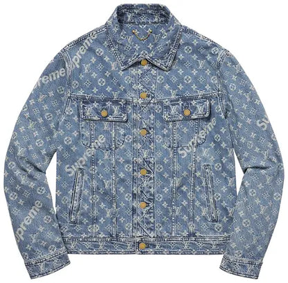 LV x Supreme denim Jacket