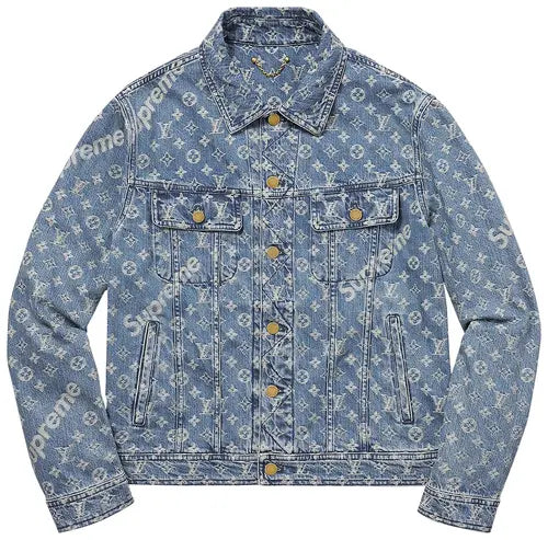 LV x Supreme denim Jacket