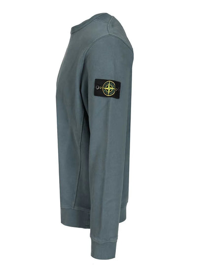 Stone Island Logo Patch Crewneck Sweatshirt