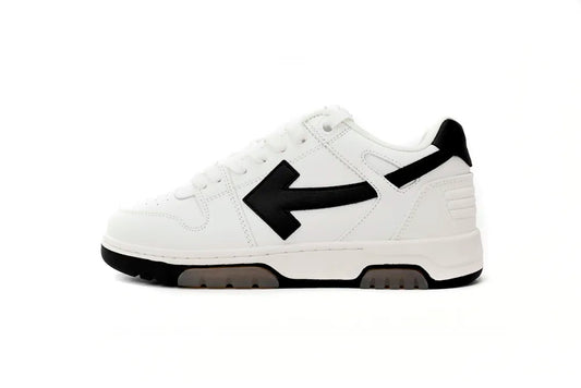 OFF-WHITE Out Of Office OOO 30 MM Low Tops Black White