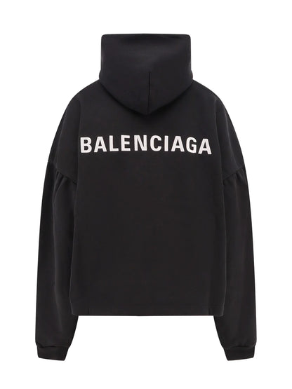 Balenciaga Logo Printed Hoodie