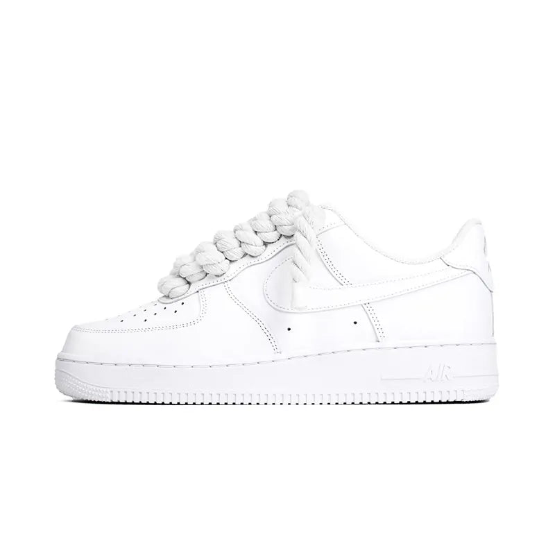 AIR FORCE 1 LOW WHITE ROPE LACES