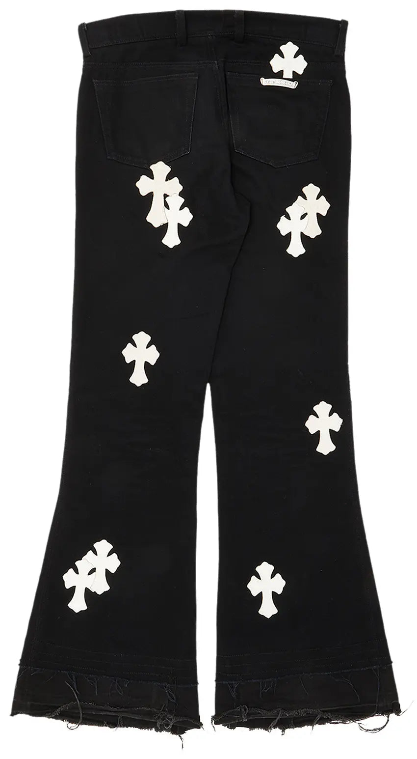 Chrome Hearts Jeans With Cross