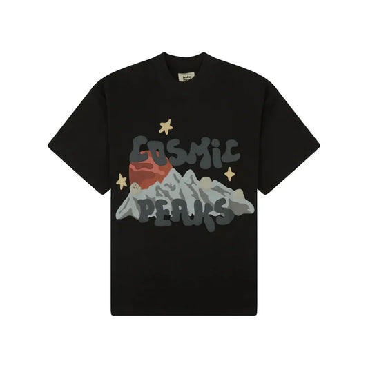 BROKEN PLANET COSMIC PEAKS T-SHIRT
SOOT BLACK