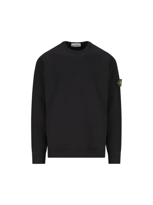 Stone Island Logo Patch Crewneck Sweatshirt