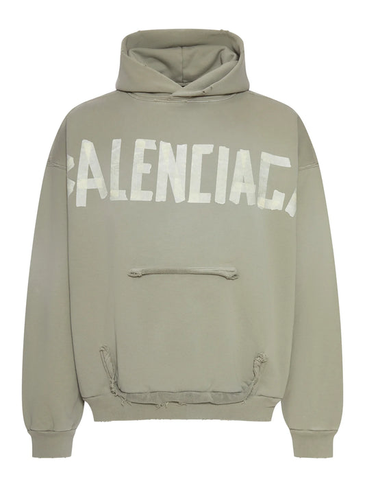 Balenciaga Logo Printed Hoodie