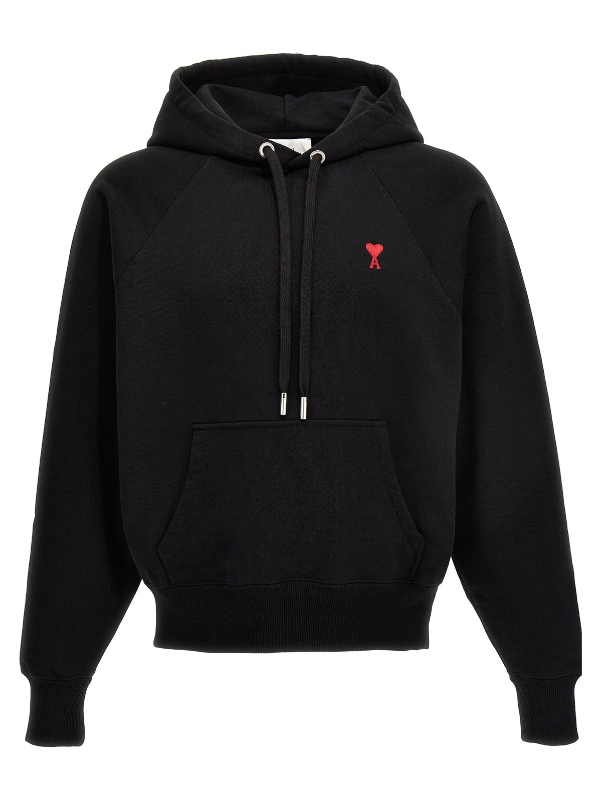 AMI Paris Logo Detailed Drawstring Hoodie