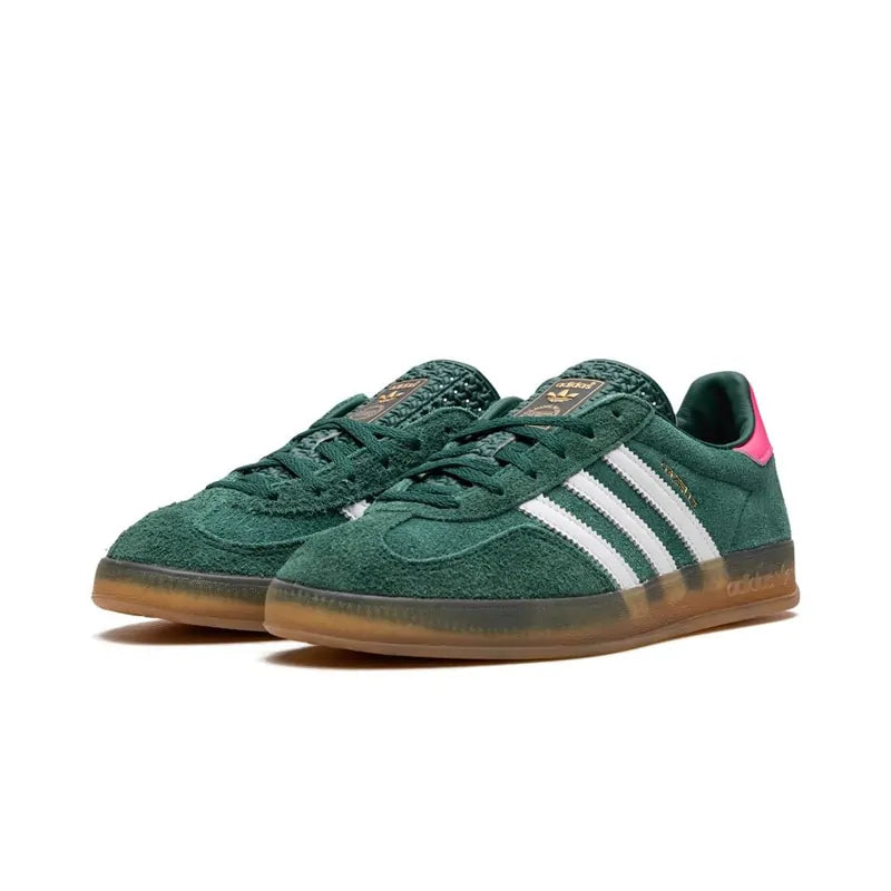 ADIDAS GAZELLE INDOOR
COLLEGIATE GREEN LUCID PINK