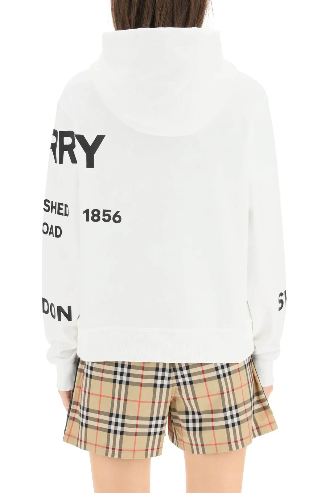 Burberry Logo Printed Hoodie