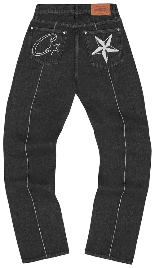 Corteiz C-Star Stitch-Down Jeans