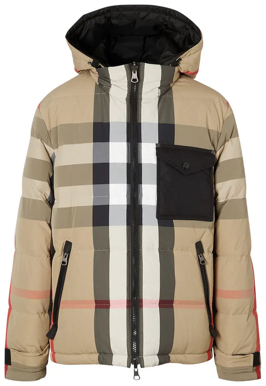 Burberry Reversible Check Puffer Jacket