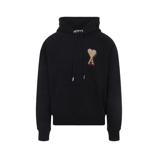 AMI Paris Logo Patch Hoodie