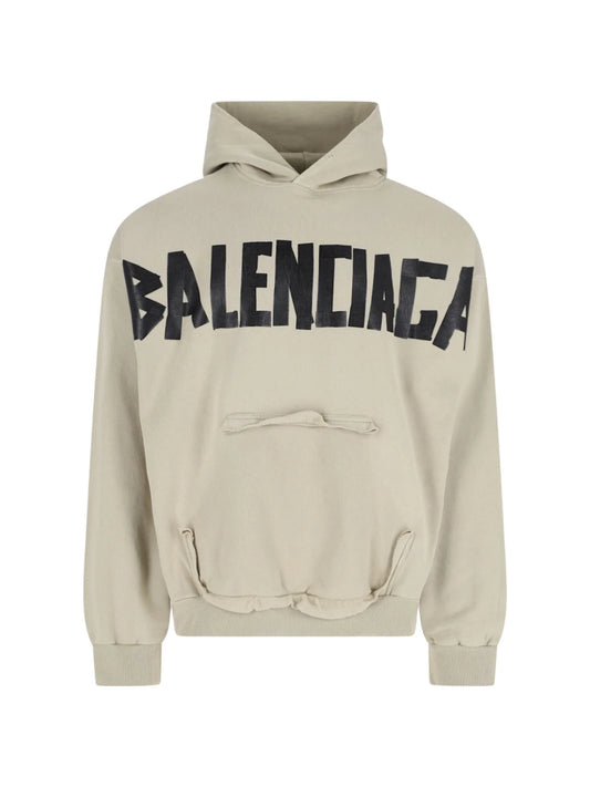 Balenciaga Logo Printed Hoodie